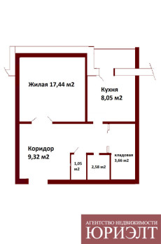 1-комн. квартира по ул. Рокоссовского, д. 110