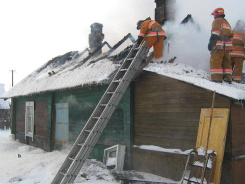 Пожары за неделю с 1 по 7 февраля 2010 года