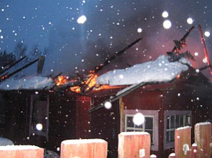 Пожары за неделю с 8 по 14 февраля 2010 года