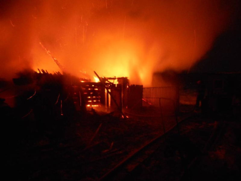 В деревне Кончаны горел дачный дом