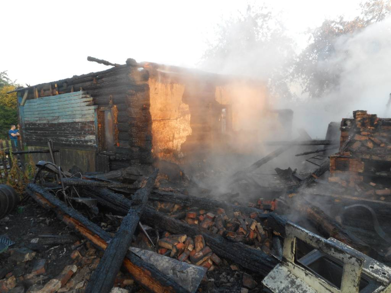 Пожар в деревне Звезда Бобруйского района