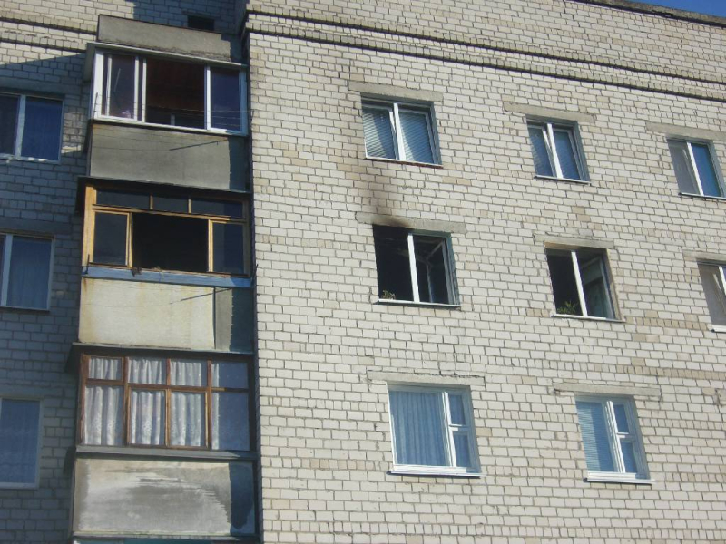 Пожар в квартире на улице Пушкина
