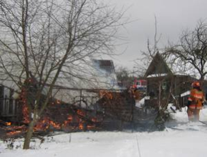 Пожары с начала года по состоянию на 23.01.2012