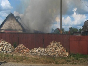 Пожар в хозяйственных постройках
