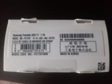 Portable SSD Samsung T7 1TB