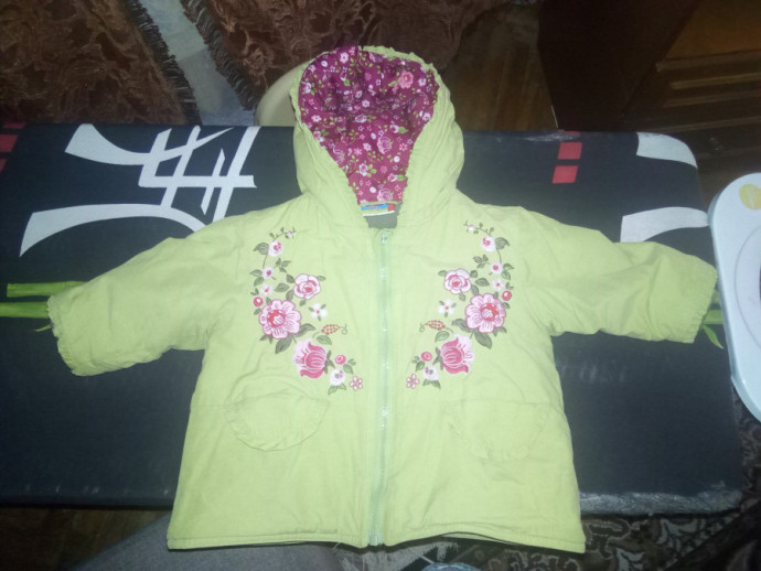 Куртка для малышки 68—74—80