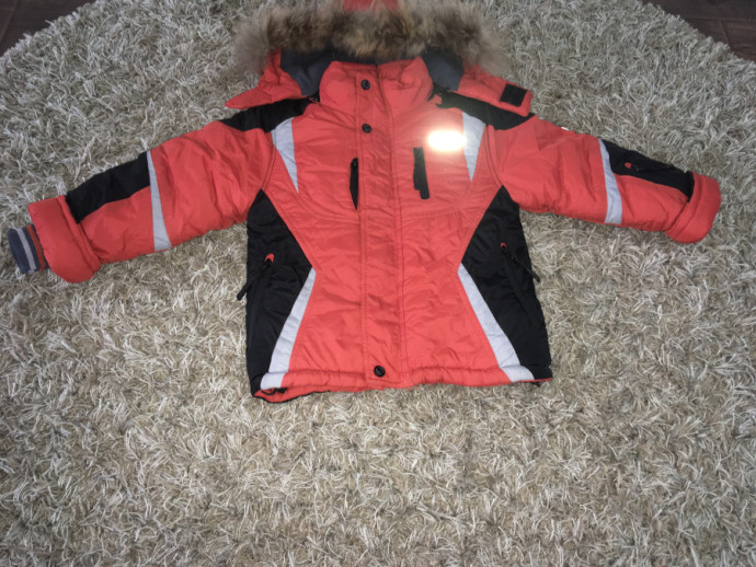 Куртка зимняя для мальчика рост 116