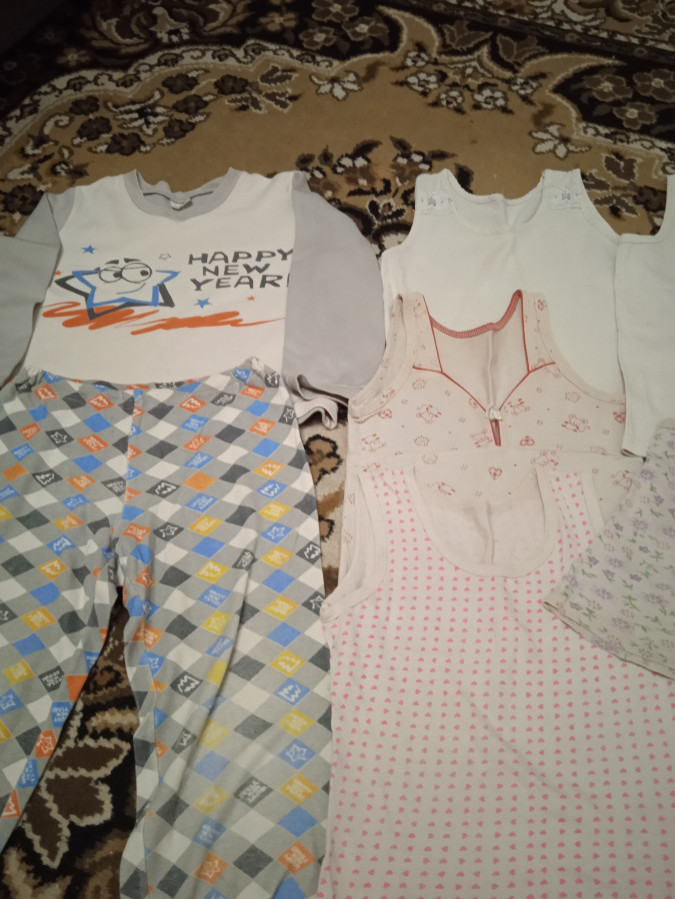 Майка и пижама для малышки 86-98