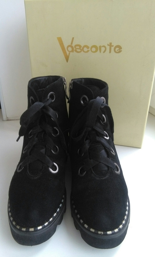 Ботинки замшевые , Vasconte