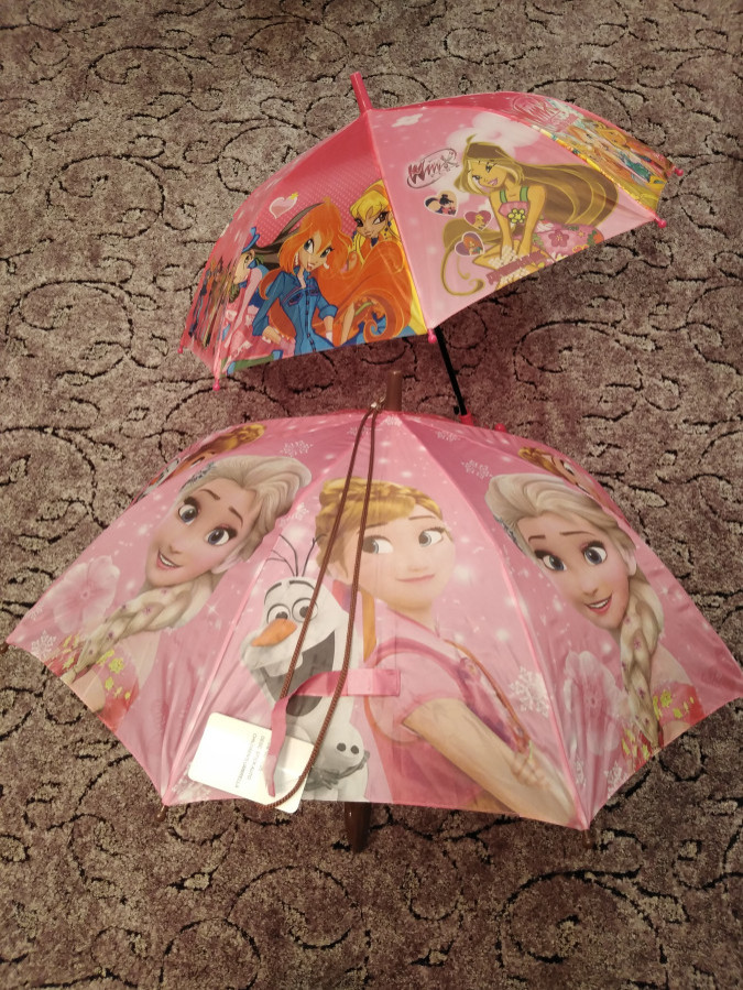 Зонтики детские для девочек, новые.