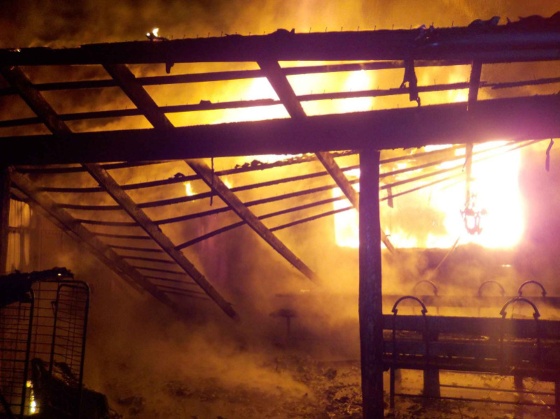 Пожар жилого дома в деревне Уболотье Бобруйского района