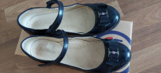 Туфли для девочки Шаговита 36 р черные, синие
