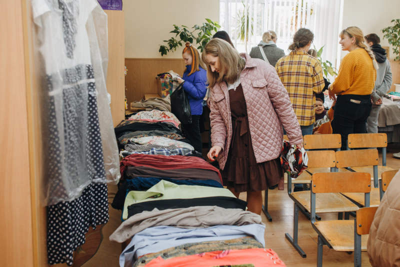 В Бобруйске прошел фримаркет женской одежды