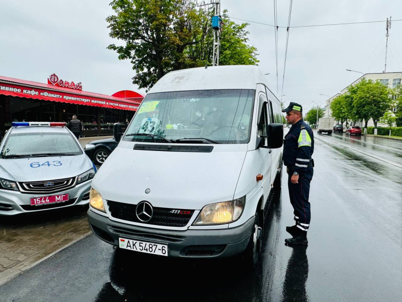 С 12 по 16 июня Госавтоинспекция Бобруйска усилит контроль за маршрутками и такси