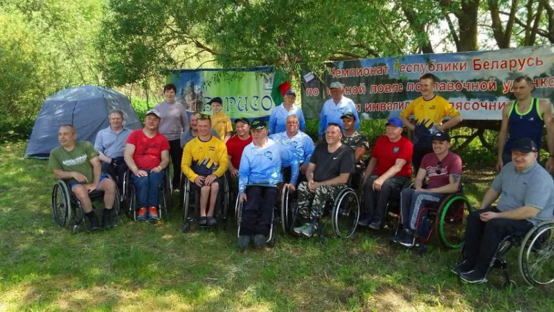Рыбацкое счастье: Бобруйчане заняли третье место на чемпионате по рыбной ловле среди инвалидов-колясочников