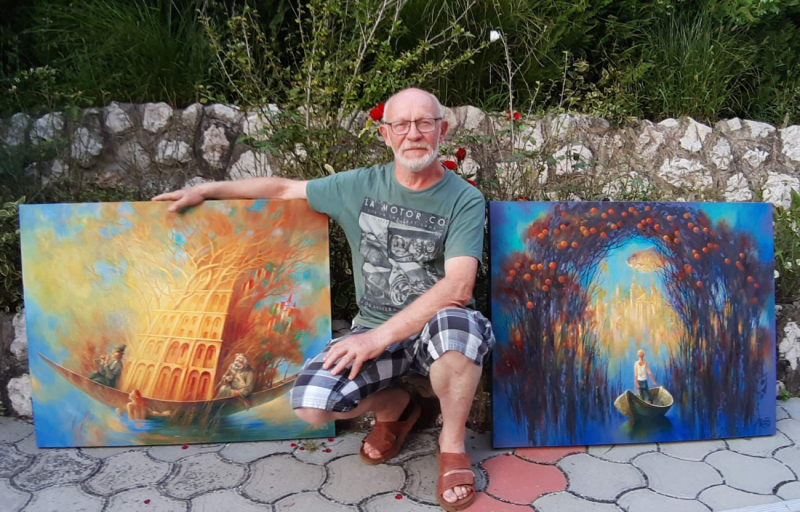 Художник Анатолий Концуб побывал на международном художественном симпозиуме в Сербии