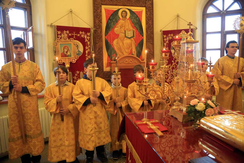 Воскресная Божественная литургия в Иверском храме г. Бобруйска