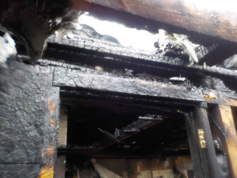 В Бобруйском районе от огня спасали дом