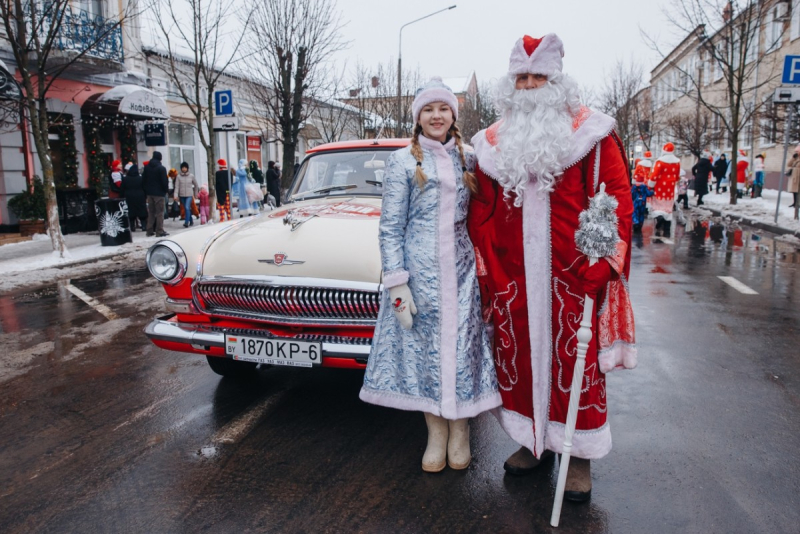 Новогоднее шествие в Бобруйске: праздники близко!