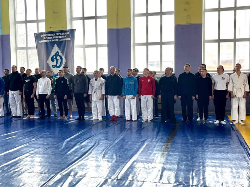 На днях в Бобруйске на базе местной ГОС БФСО «ДИНАМО» прошел чемпионат по рукопашному бою