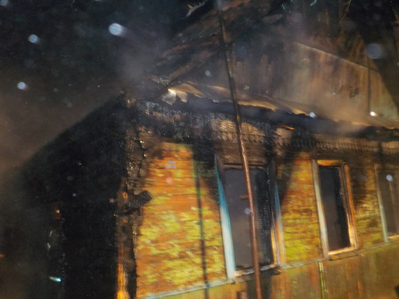 В Ивановке сгорел дом