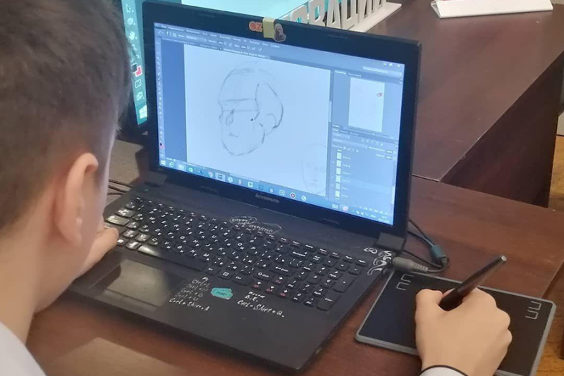 В «Доме офицеров» открывается анимация и рисование на графическом планшете для детей «CG ART»