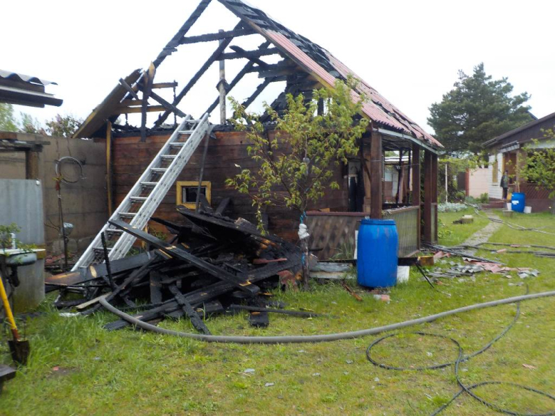 В последние дни мая в Бобруйске и районе горели бани и гараж