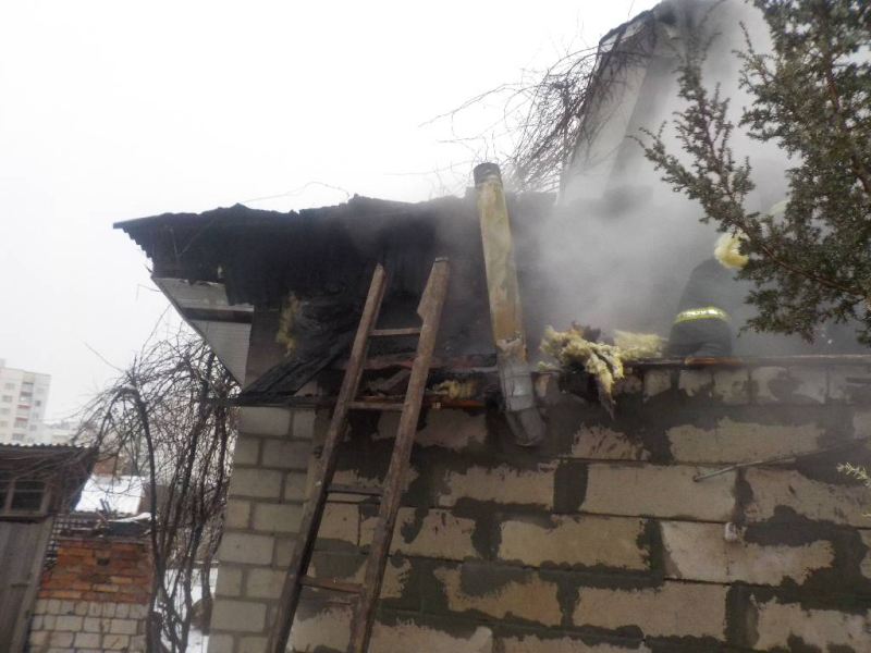 В центре Бобруйска произошел пожар