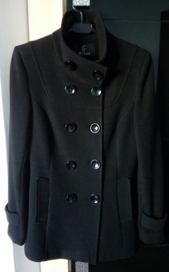 Пальто черное
