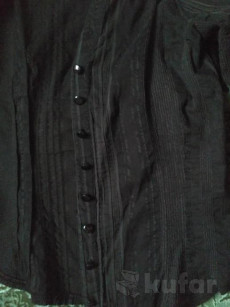 Рубашка чёрная, размер 42-44