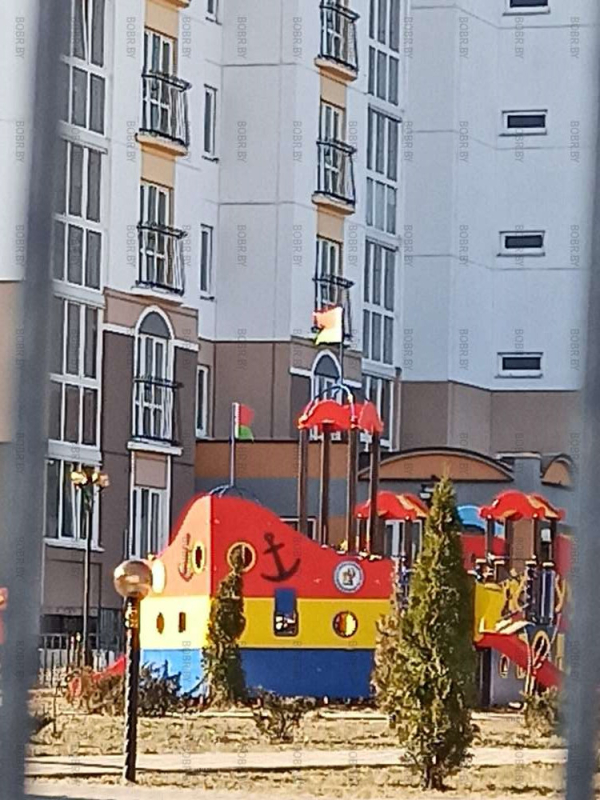 Самая патриотичная детская площадка города!
