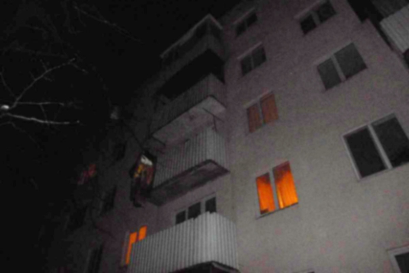 Пожар в квартире на Ульяновской