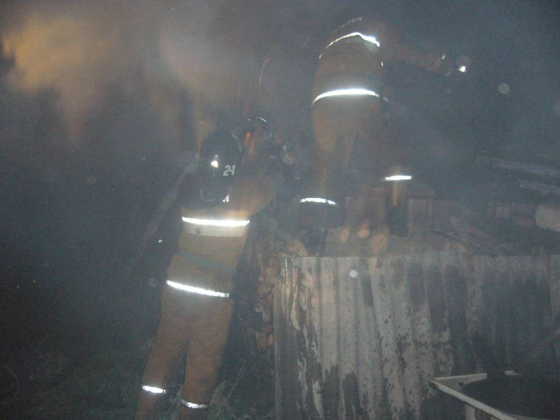 Пожар в деревне Михалево-2
