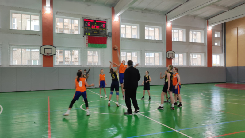 Команда девушек учреждения «Бобруйск-1» заняла первое место в 2 туре XX Чемпионата «Славянской баскетбольной лиги»