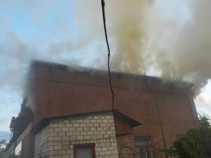 В Бобруйске пожар по переулку Котовского