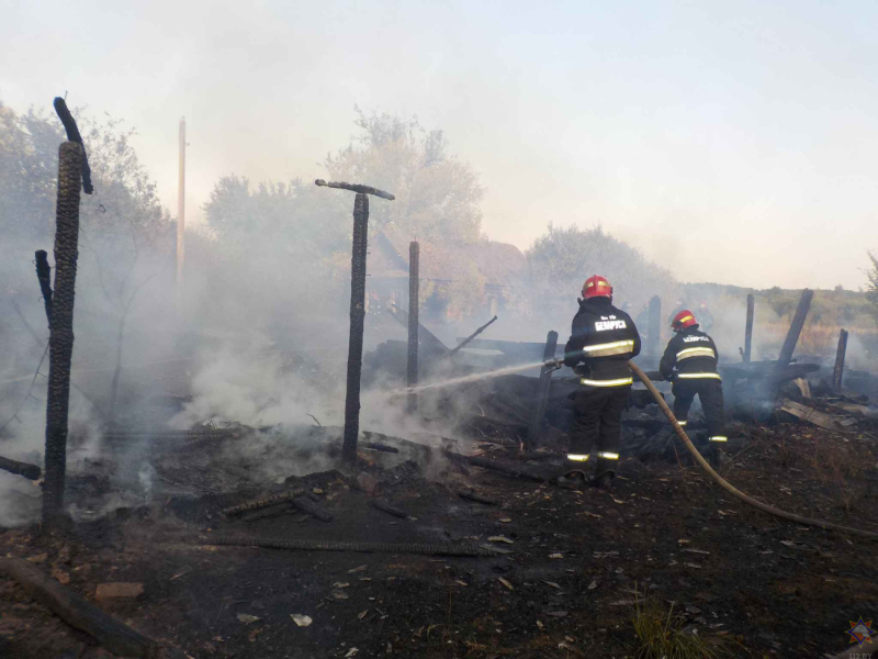 Ожоги и сгоревший сарай: результат сжигания мусора в Бобруйском районе