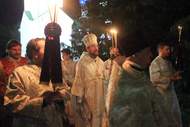 Пасхальная утреня и Божественная литургия в Никольском кафедральном соборе г. Бобруйска
