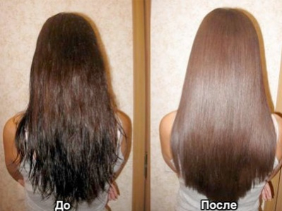 Кератин: способствует восстановлению волос