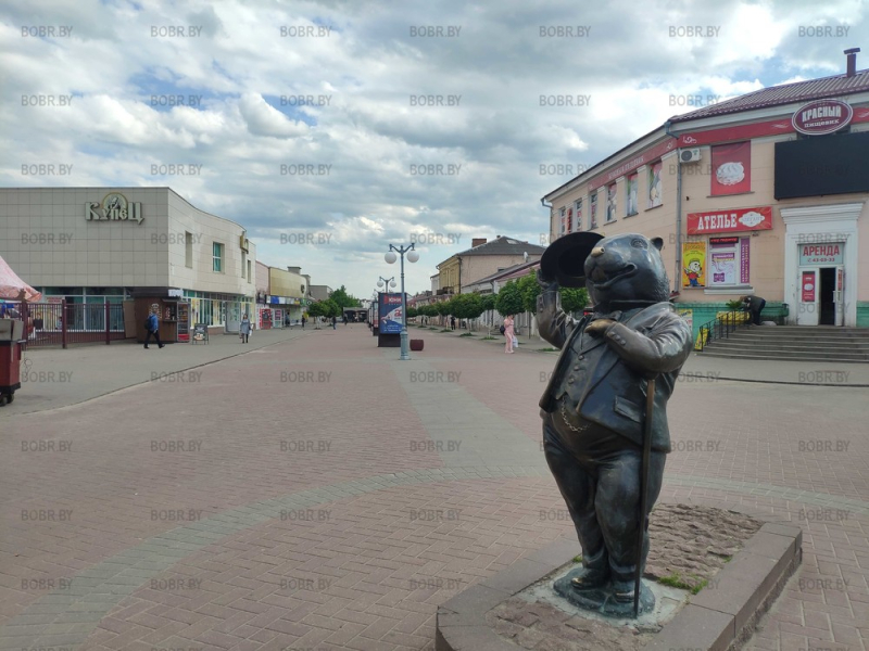 Скульптура городского бобра