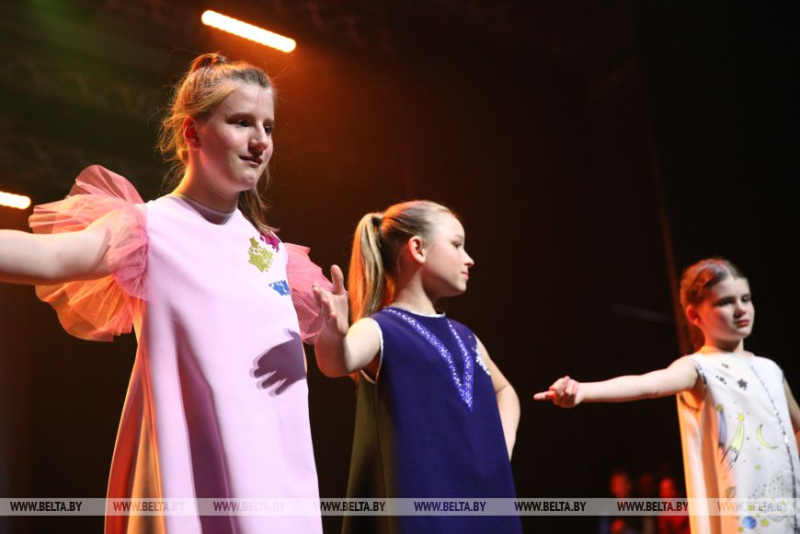 Воспитанники Каменской специальной школы-интерната приняли участие в модном показе в Минске