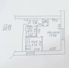 Однокомнатная квартира по ул. Каменского, д. 37