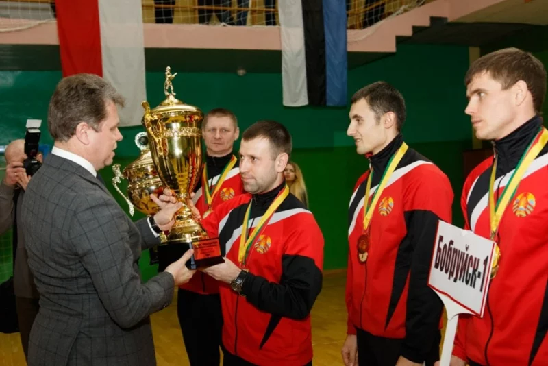Кубок мэра у бобруйских спасателей!