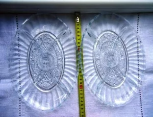 Менажница Pasabahce 2шт. стекло 26х18см, новые