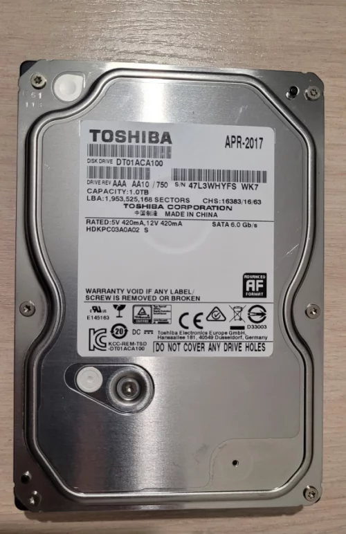 Жесткий диск TOSHIBA 1000 ГБ