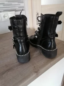 Полусапожки кожаные