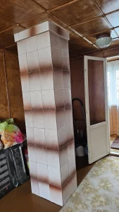Ремонт кирпичного дымохода печи