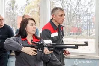 Меткие шинники: на «Белшине» прошли соревнования стрелков