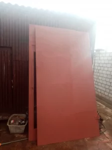 Ворота гаражные, бак для воды, котёл для бани