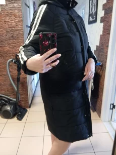 Пальто длинное зимнее