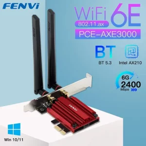 FENVI трехдиапазонная карта WiFi c с Bluetooth 5, 3